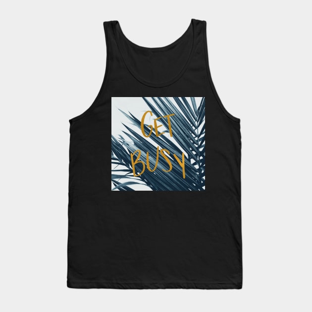 Get Busy (Cyanotype) Tank Top by ALICIABOCK